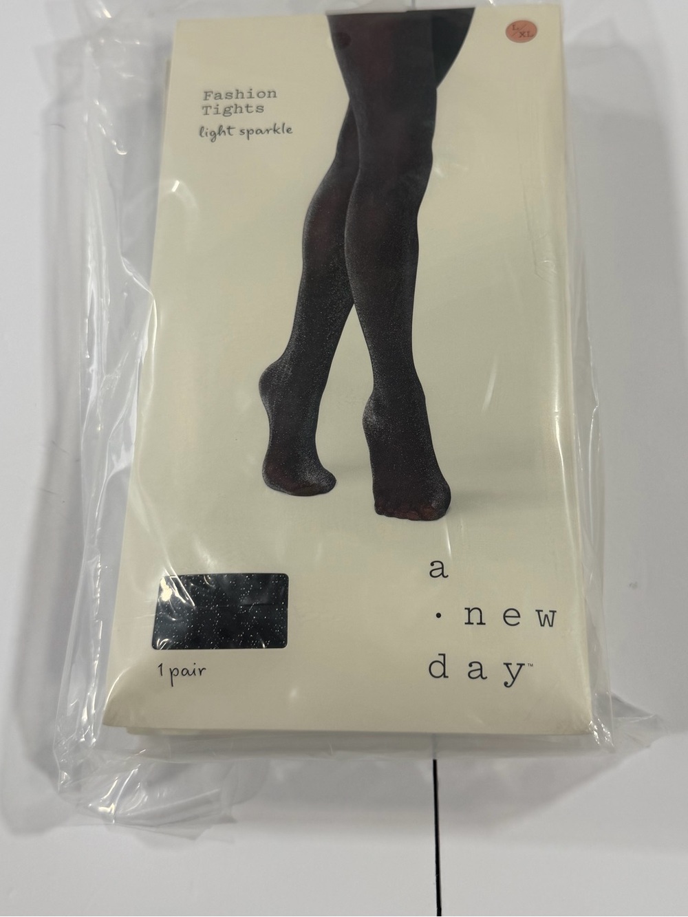 A New Day Fashion Tights Light Sparkle 2 Pack! Large/XL